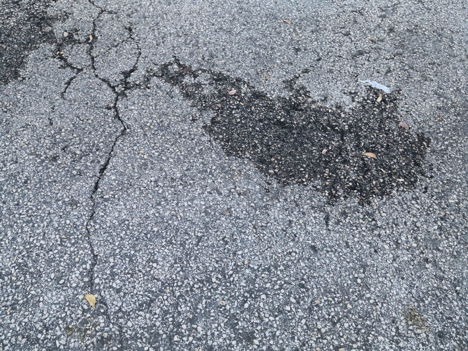 asphalt cracks that need patching