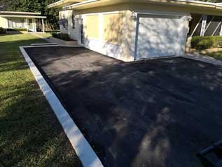 driveway resurfacing project in Delray Beach